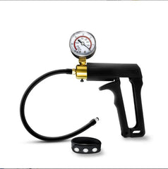 Electric Vacuum Pump with Manual Handle – Penis & Anal Pump with Pressure Gauge - Passion Pulse Adult