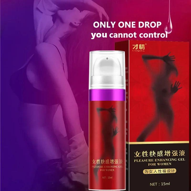 Female Orgasm Enhancing Gel – Libido Stimulator and Climax Intensifier, Tightening Aphrodisiac Oil, 15ml - Passion Pulse Adult