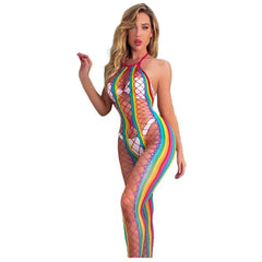 Sexy Erotic Mesh Bodysuit – Curvy Fishnet Pantyhose and Stockings for Women - Passion Pulse Adult