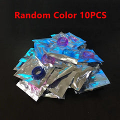 10/5Pcs Silicone Penis Ring Set – Ejaculation Delay & Enlargement for Men - Passion Pulse Adult