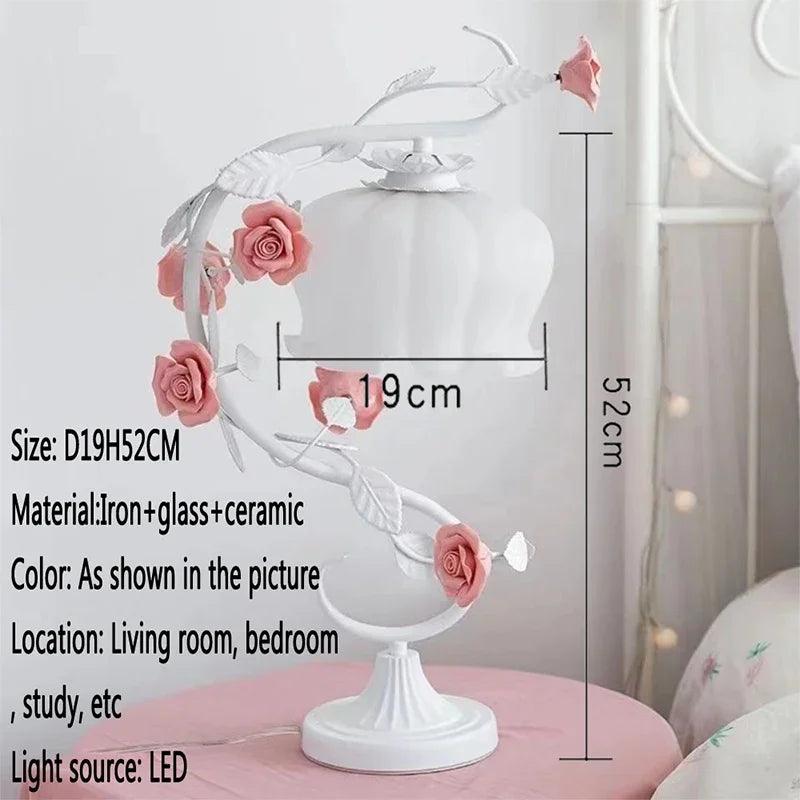 SOFEINA French Table Lamp – European Pastoral Romantic Desk Light for Living Room & Bedroom - Passion Pulse Adult