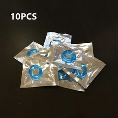 10/5Pcs Silicone Penis Ring Set – Ejaculation Delay & Enlargement for Men - Passion Pulse Adult