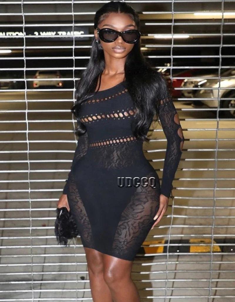 Hot Sexy Crochet Plus Size Lingerie – Long-Sleeve Babydoll Chemise - Passion Pulse Adult