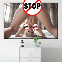 High-Definition Canvas Poster – Sexy Cartoon Decorative Wall Art for Living Room or Home Decor (Unframed) - Passion Pulse Adult