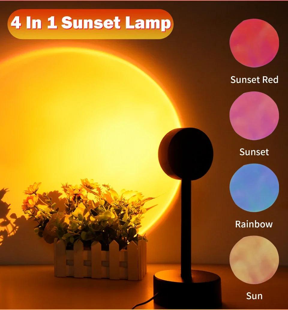 Mini USB Sunset Projector Light – Create Stunning Atmospheres - Passion Pulse Adult