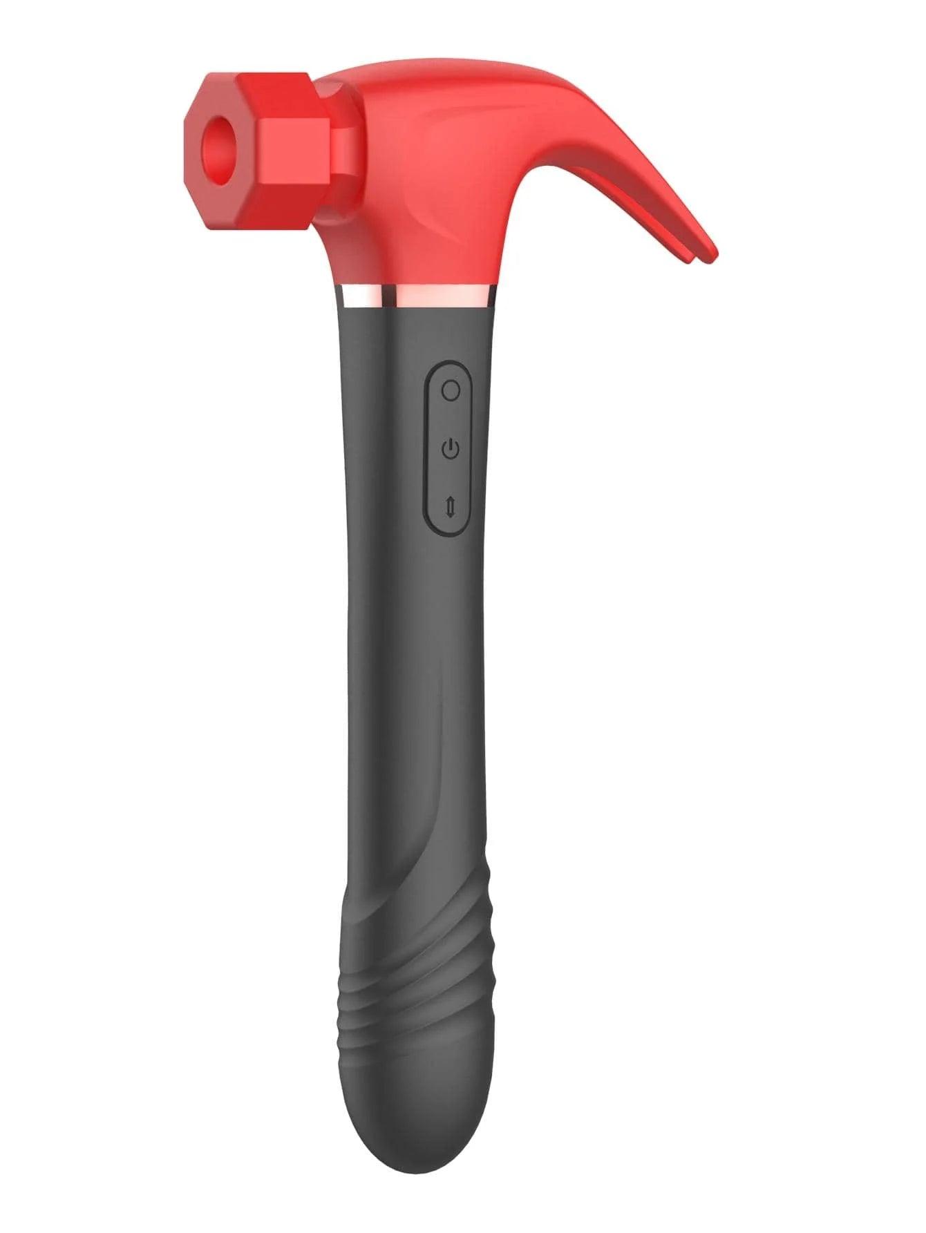 Hammer Suction Disc Vibrator – Multi-Zone Pleasure Device with Licking, Suction & Telescopic Thrusting - Passion Pulse Adult