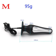 Electric Shock Penis Plug and Cock Ring Stimulator | Estim Electrostimulation Anal Plug BDSM Electrosex Toy for Couples 18+ - Passion Pulse Adult