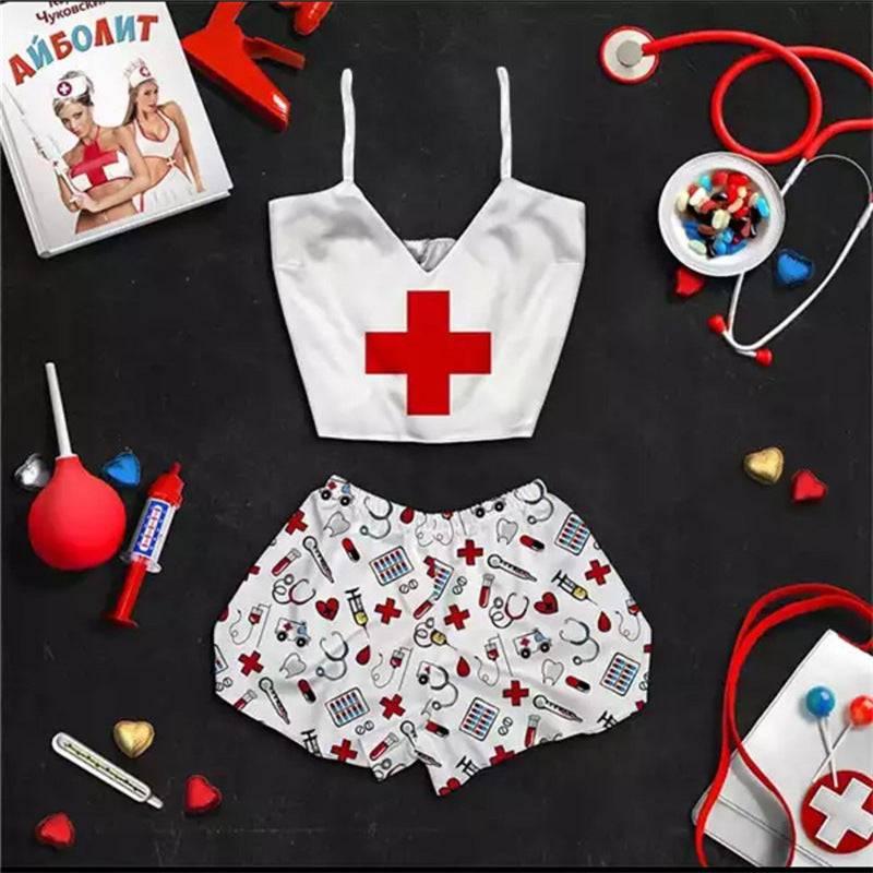 Women's sexy suspender pajamas - Passion Pulse Adult