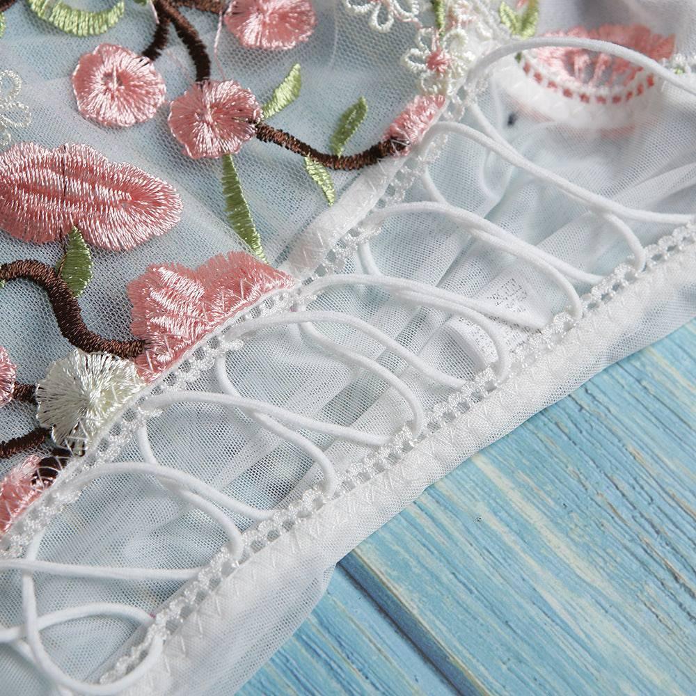 Tempting Flower Embroidered Sexy Jumpsuit - Passion Pulse Adult