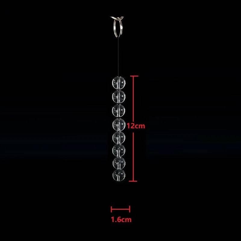 CrystalGlass Anal Beads - 5 Sizes Glass Butt Plug for Men, Women, and Couples with Smooth Vaginal and Anal Balls for BDSM, Massage, and Erotic Play - Passion Pulse Adult