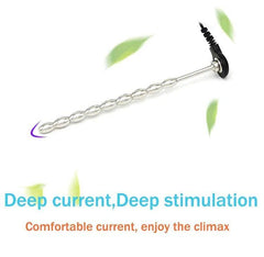Electric Shock Penis Plug and Cock Ring Stimulator | Estim Electrostimulation Anal Plug BDSM Electrosex Toy for Couples 18+ - Passion Pulse Adult