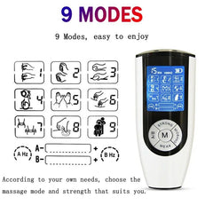 Electric Shock Penis Plug and Cock Ring Stimulator | Estim Electrostimulation Anal Plug BDSM Electrosex Toy for Couples 18+ - Passion Pulse Adult