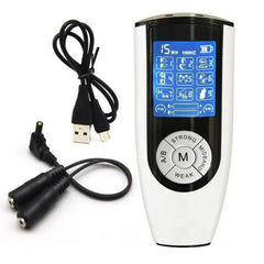 Electric Shock Penis Plug and Cock Ring Stimulator | Estim Electrostimulation Anal Plug BDSM Electrosex Toy for Couples 18+ - Passion Pulse Adult
