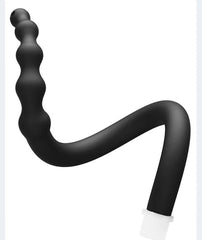 Silicone Bead Washer Douche and Enema Kit - Long 58cm Anal and Vaginal Cleaning Wand with Water Spray for Couples and Personal Hygiene - Passion Pulse Adult