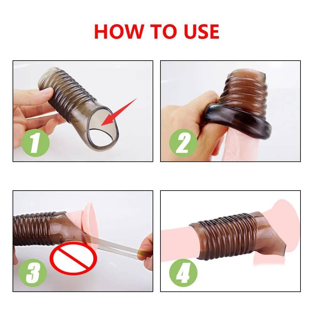 G Spot Vibrator Cock Ring: Reusable Silicone for Delayed Ejaculation, Stronger Erection, Clitoris and Anal Stimulation - Adult Sex Toy for Men - Passion Pulse Adult