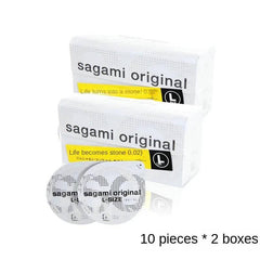 Sagami Original 0.01 & 0.02 Ultra-Thin Condoms - Passion Pulse Adult