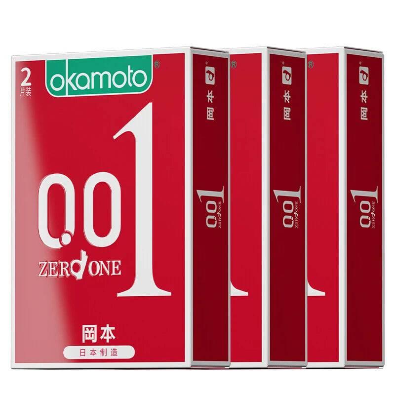 Okamoto Zero Zero One 0.01mm Ultra-Thin Condoms - Passion Pulse Adult