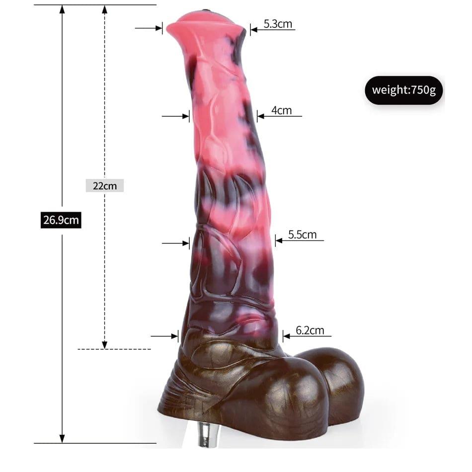 VAZEEK Silicone Dildo Attachments - 11 Styles for Sex Machines - Passion Pulse Adult