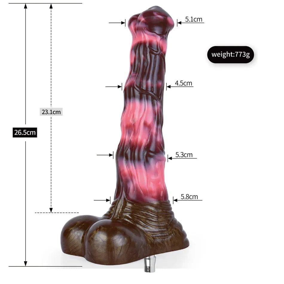 VAZEEK Silicone Dildo Attachments - 11 Styles for Sex Machines - Passion Pulse Adult