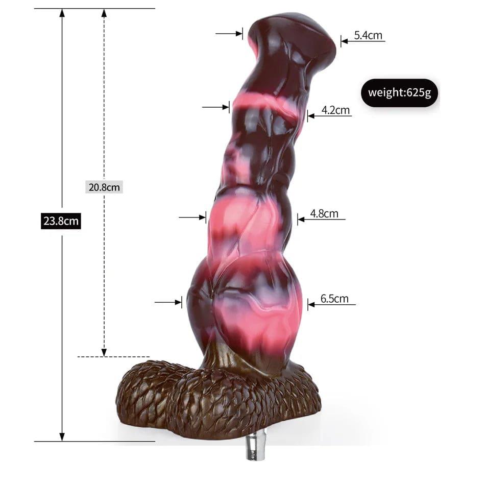 VAZEEK Silicone Dildo Attachments - 11 Styles for Sex Machines - Passion Pulse Adult