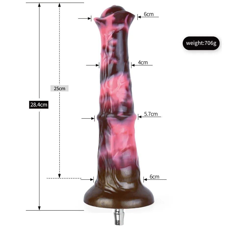 VAZEEK Silicone Dildo Attachments - 11 Styles for Sex Machines - Passion Pulse Adult
