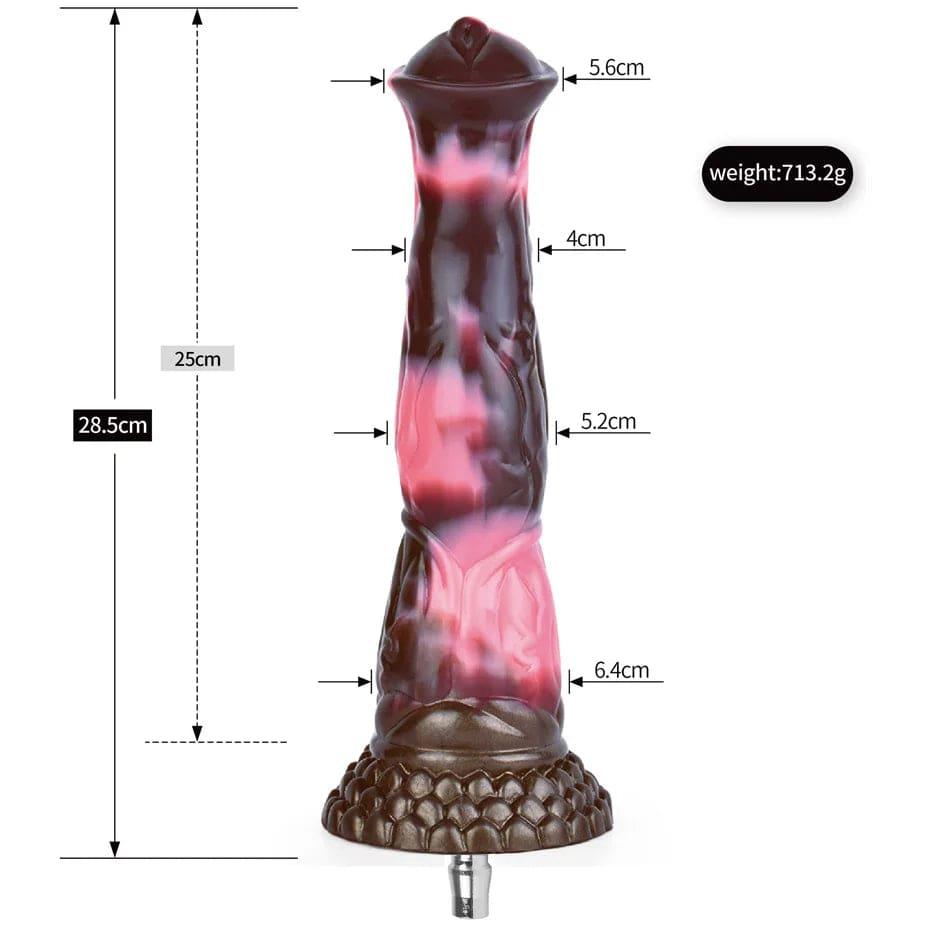 VAZEEK Silicone Dildo Attachments - 11 Styles for Sex Machines - Passion Pulse Adult