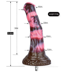VAZEEK Silicone Dildo Attachments - 11 Styles for Sex Machines - Passion Pulse Adult