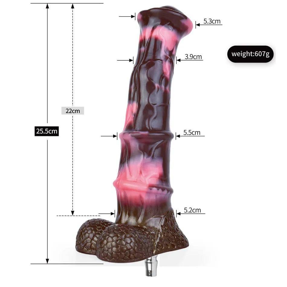 VAZEEK Silicone Dildo Attachments - 11 Styles for Sex Machines - Passion Pulse Adult