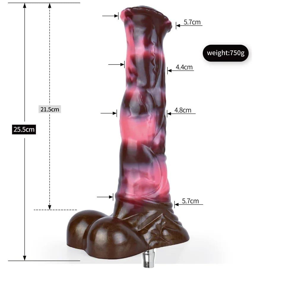 VAZEEK Silicone Dildo Attachments - 11 Styles for Sex Machines - Passion Pulse Adult