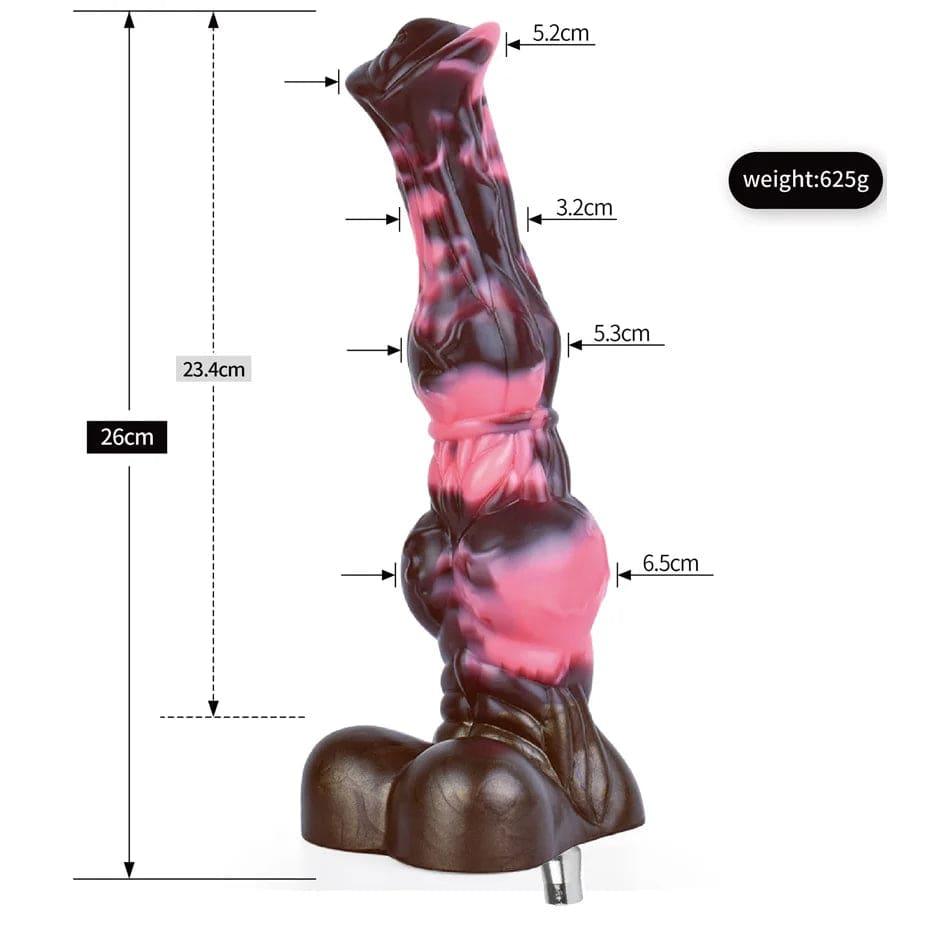 VAZEEK Silicone Dildo Attachments - 11 Styles for Sex Machines - Passion Pulse Adult