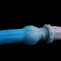 FAAK 15.7" Long Double Dildo - Colorful Knot Design for Intense Play - Passion Pulse Adult