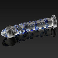 17cm Glass Dildo - Versatile Prostate & Vaginal Massager - Passion Pulse Adult