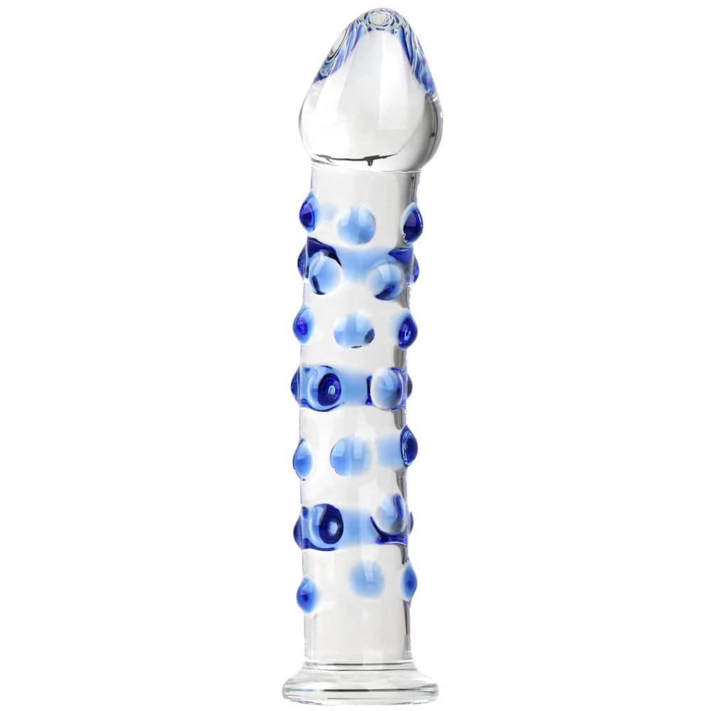 17cm Glass Dildo - Versatile Prostate & Vaginal Massager - Passion Pulse Adult
