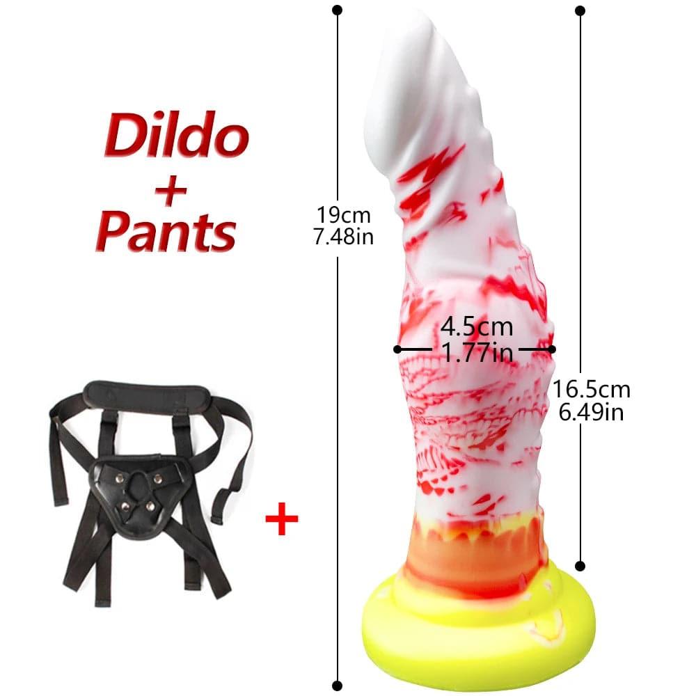 Soft Dildo Animal Monster Dildo G-Spot Orgasm Lesbian Sex Toy With Strong Suction Cup Female Masturbator For Men Sex shop - Passion Pulse Adult