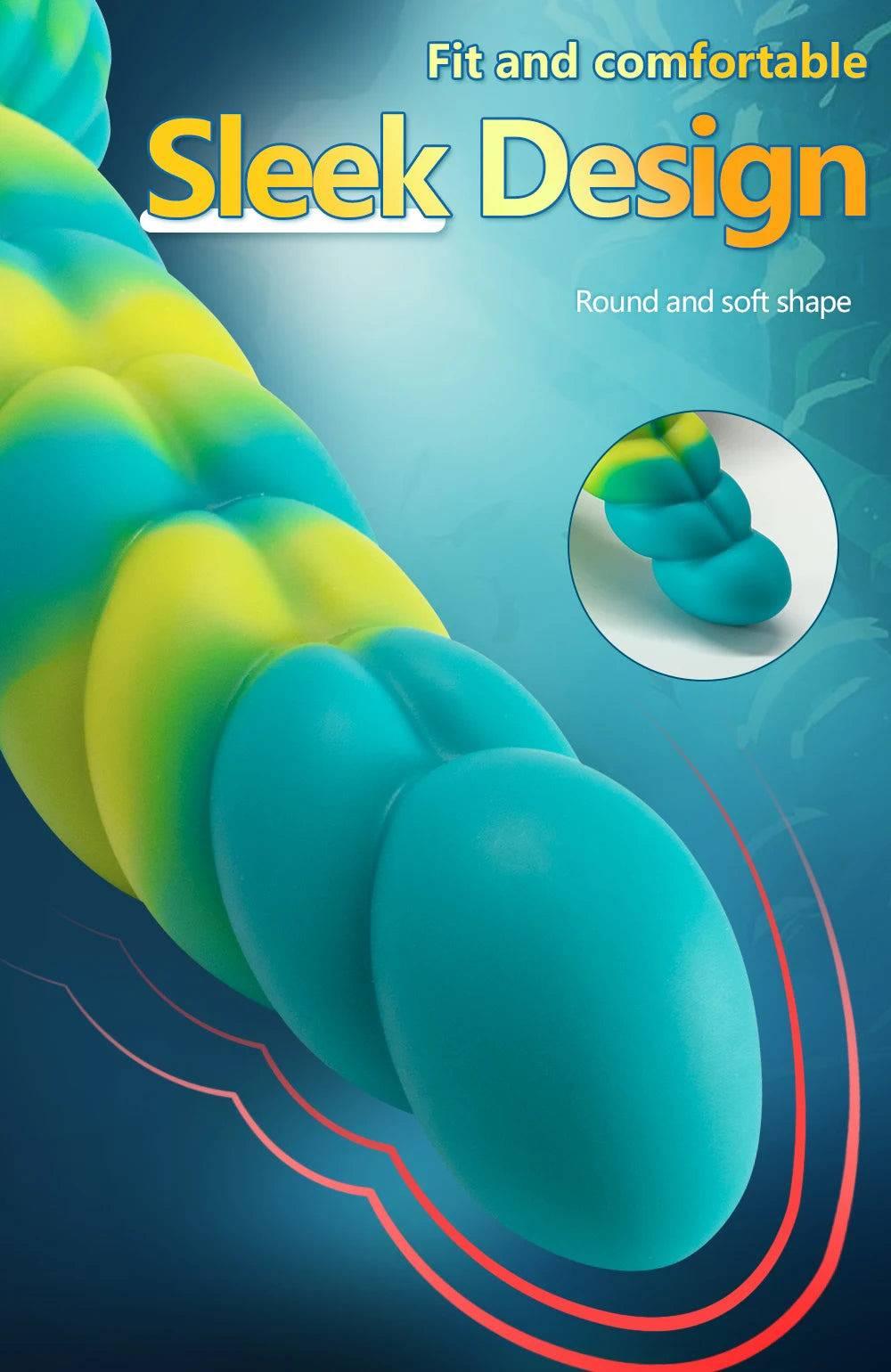 Soft Dildo Animal Monster Dildo G-Spot Orgasm Lesbian Sex Toy With Strong Suction Cup Female Masturbator For Men Sex shop - Passion Pulse Adult