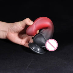 Liquid Silicone Dildo - G-Spot & Anal Plug Massager with Vibrant Colors - Passion Pulse Adult