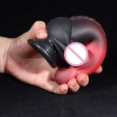 Liquid Silicone Dildo - G-Spot & Anal Plug Massager with Vibrant Colors - Passion Pulse Adult