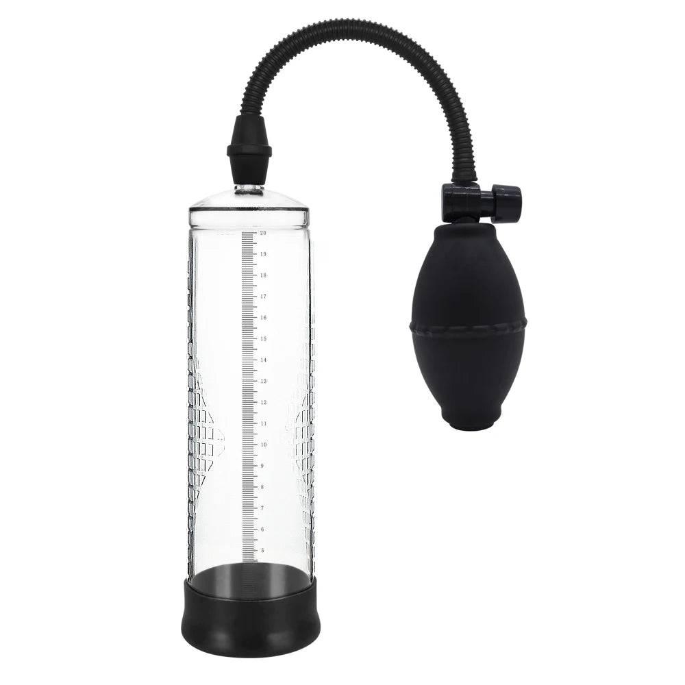Effective Penis Pump: Enlargement Vacuum Dick Extender for Men, Sex Toy to Increase Length and Enlarger, Male Training Erotic Adult Sexy Product - Passion Pulse Adult