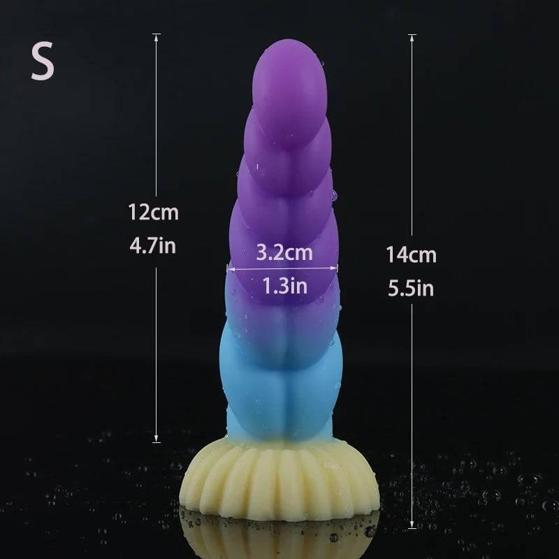 Realistic Monster Dildo – Giant Penis with Suction Cup for Anal and Vaginal Penetration - Passion Pulse Adult