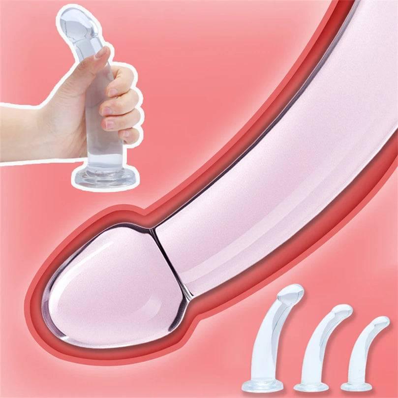 Silicone Dildo with Suction Cup – Anal Plug for Women and Gay Play - Passion Pulse Adult