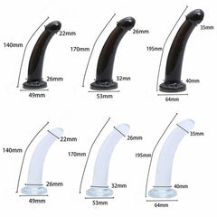 Silicone Dildo with Suction Cup – Anal Plug for Women and Gay Play - Passion Pulse Adult