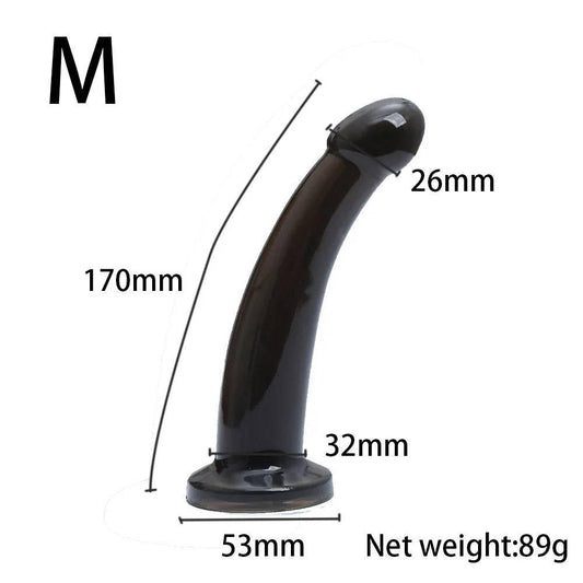 Silicone Dildo with Suction Cup – Anal Plug for Women and Gay Play - Passion Pulse Adult