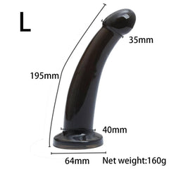 Silicone Dildo with Suction Cup – Anal Plug for Women and Gay Play - Passion Pulse Adult