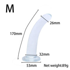 Silicone Dildo with Suction Cup – Anal Plug for Women and Gay Play - Passion Pulse Adult