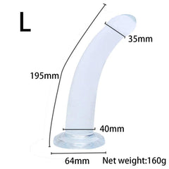 Silicone Dildo with Suction Cup – Anal Plug for Women and Gay Play - Passion Pulse Adult