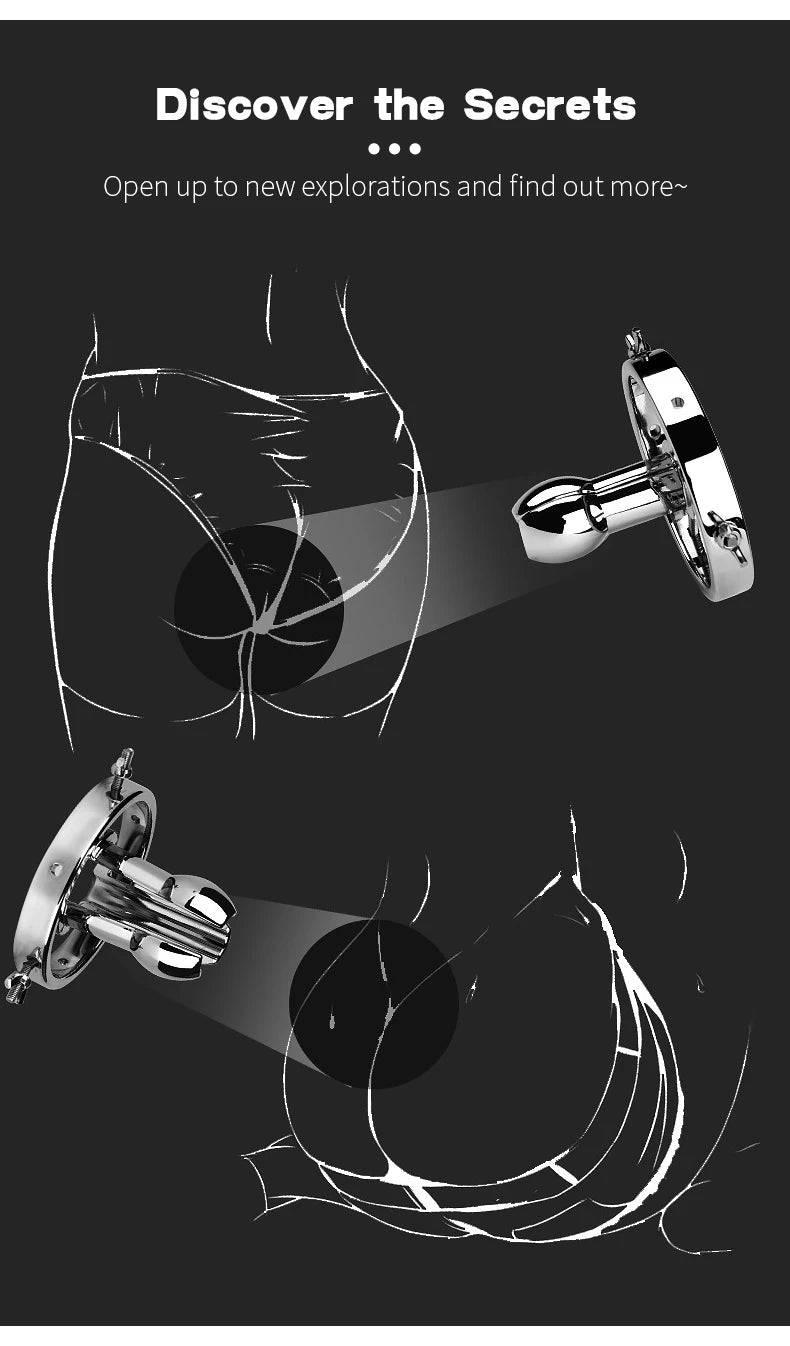 Titan Expand - Stainless Steel Adjustable Dilator - Passion Pulse Adult