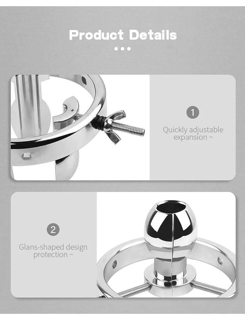 Titan Expand - Stainless Steel Adjustable Dilator - Passion Pulse Adult