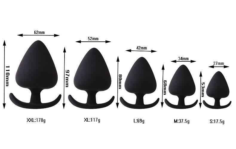 Anal Plug Five-Piece Set - Passion Pulse Adult