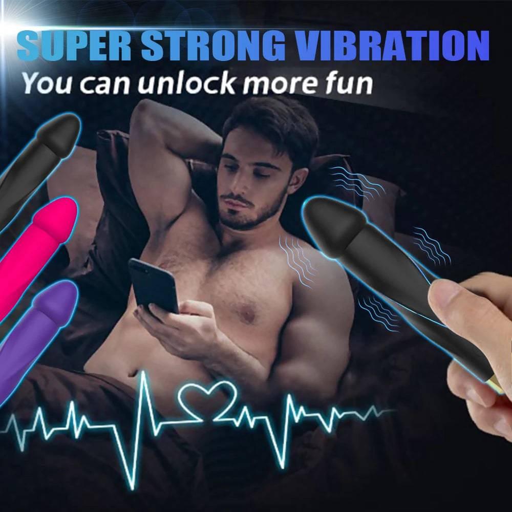 10-Mode Realistic Silicone Dildo Vibrator - Passion Pulse Adult