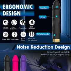 10-Mode Realistic Silicone Dildo Vibrator - Passion Pulse Adult